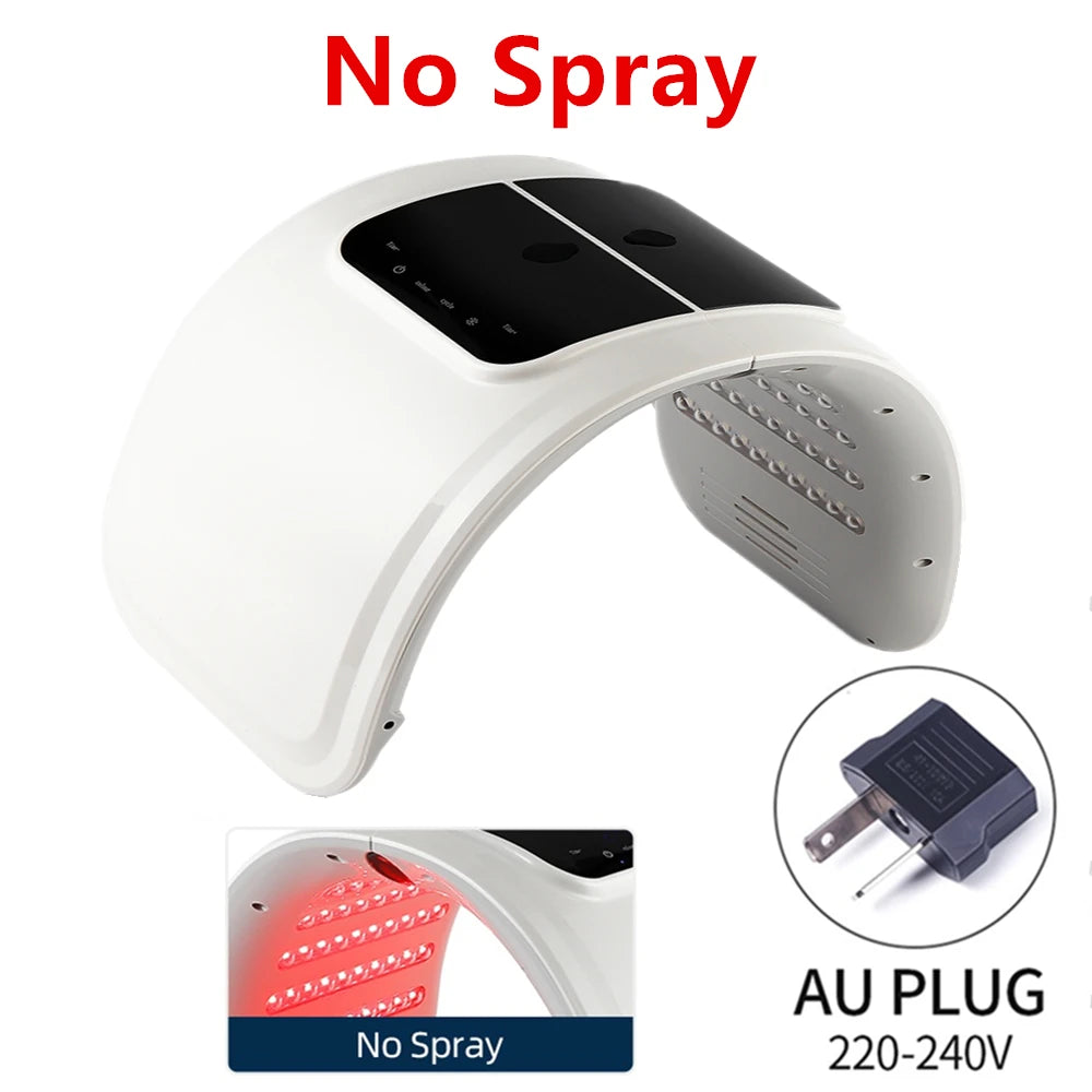Skin Hydrating Sprayer LED Mask Facial Machine Nano Mist 7 Colors LED Photon Machine Face&Body Salon SPA Home Use Skin Care