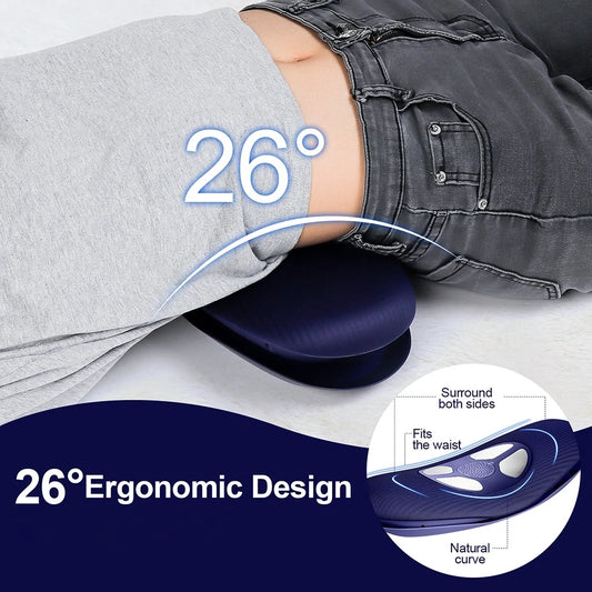 Electric Lumbar Traction Massager Vibration Waist Massager Airbag Waist Spine Support Back Massage Machine Waist masajeador
