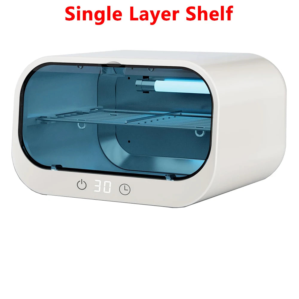 UV Sterilizer Box Ozone Sterilization Cabinet 360° Disinfection With Timer For Phone Salon Nail Beauty Tools Baby Toys