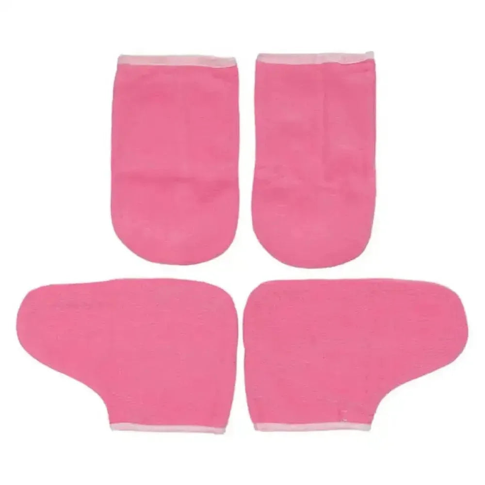 Jecaliz Nail Paraffin Wax Hands Feet Mitts Infrared Therapy SPA Machine Cotton Glove Skin Care Heat Wax Mitten Nail Art Tools