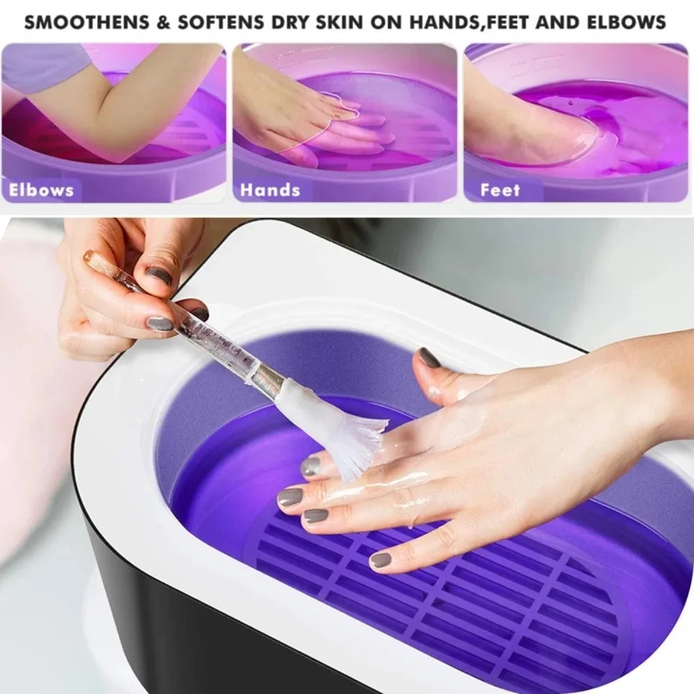 Jecaliz Nail Paraffin Wax Hands Feet Mitts Infrared Therapy SPA Machine Cotton Glove Skin Care Heat Wax Mitten Nail Art Tools